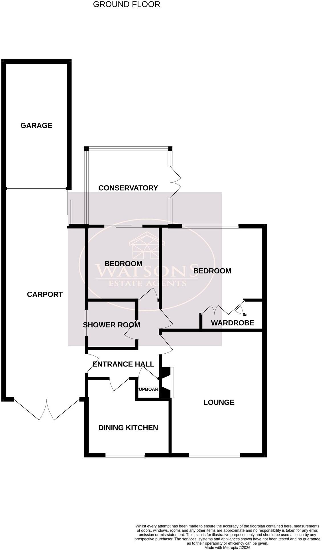 Devon Close, Newthorpe, Nottingham, NG16 floorplan
