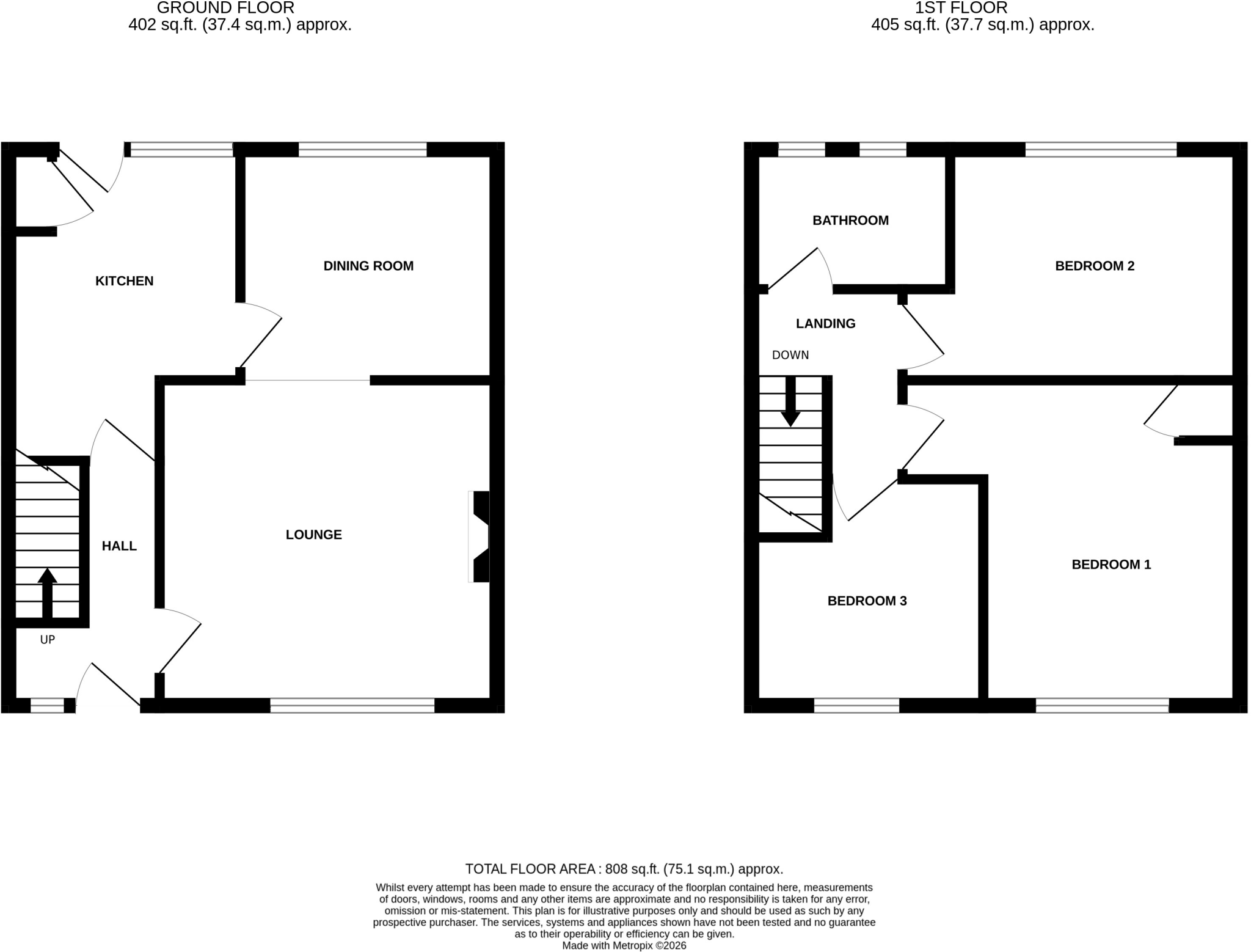 Second Avenue, Gwersyllt floorplan