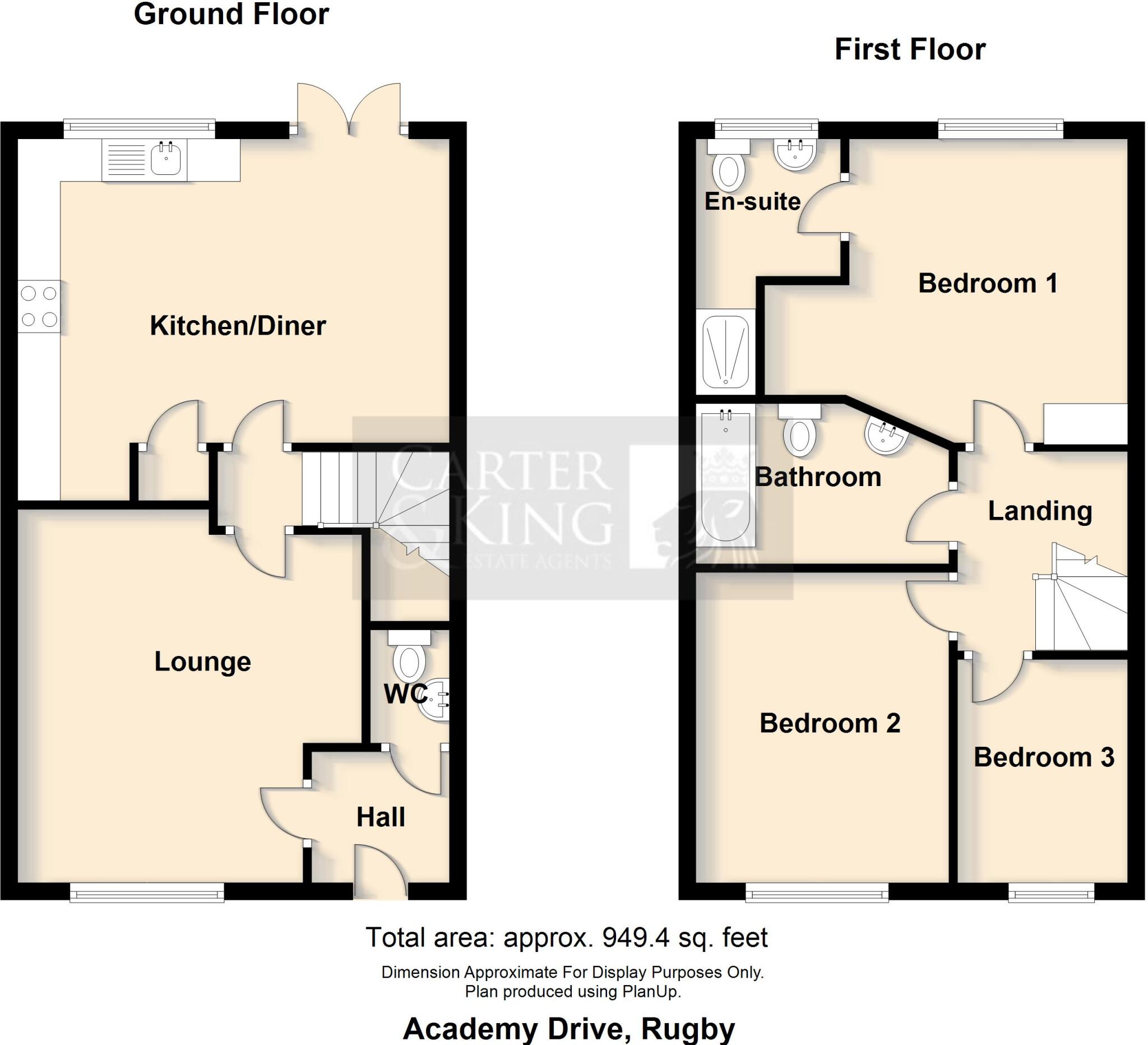 Academy Drive , Rugby floorplan