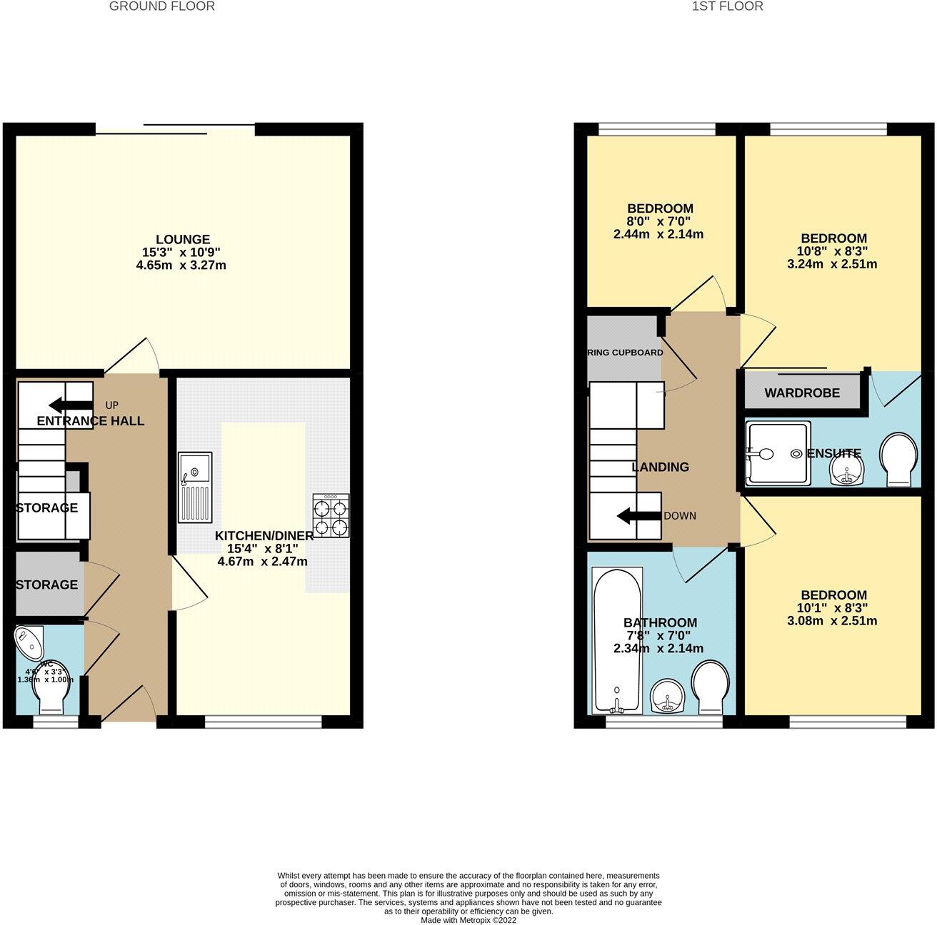 Oxmoor Avenue, Hadley, Telford, Shropshire floorplan