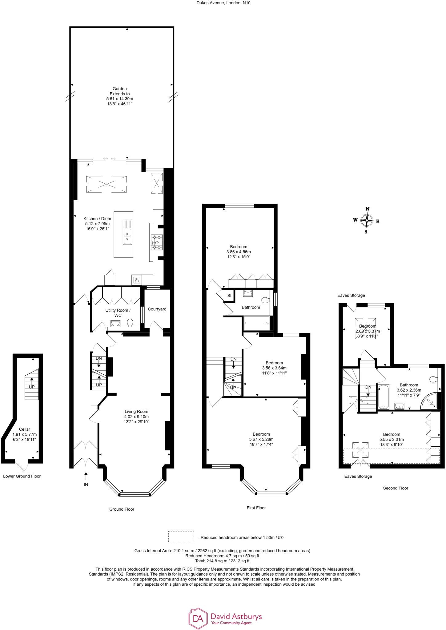 Dukes Avenue, Muswell Hill N10 floorplan