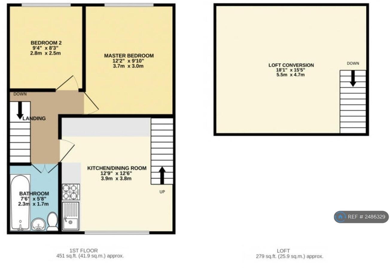 Runley Road, Luton, LU1 floorplan