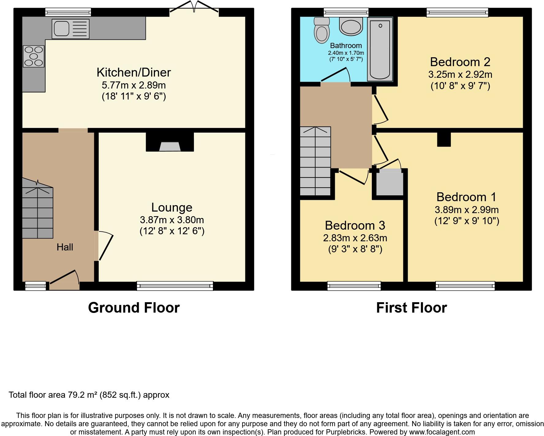 Brook lintons, Bristol, BS4 floorplan