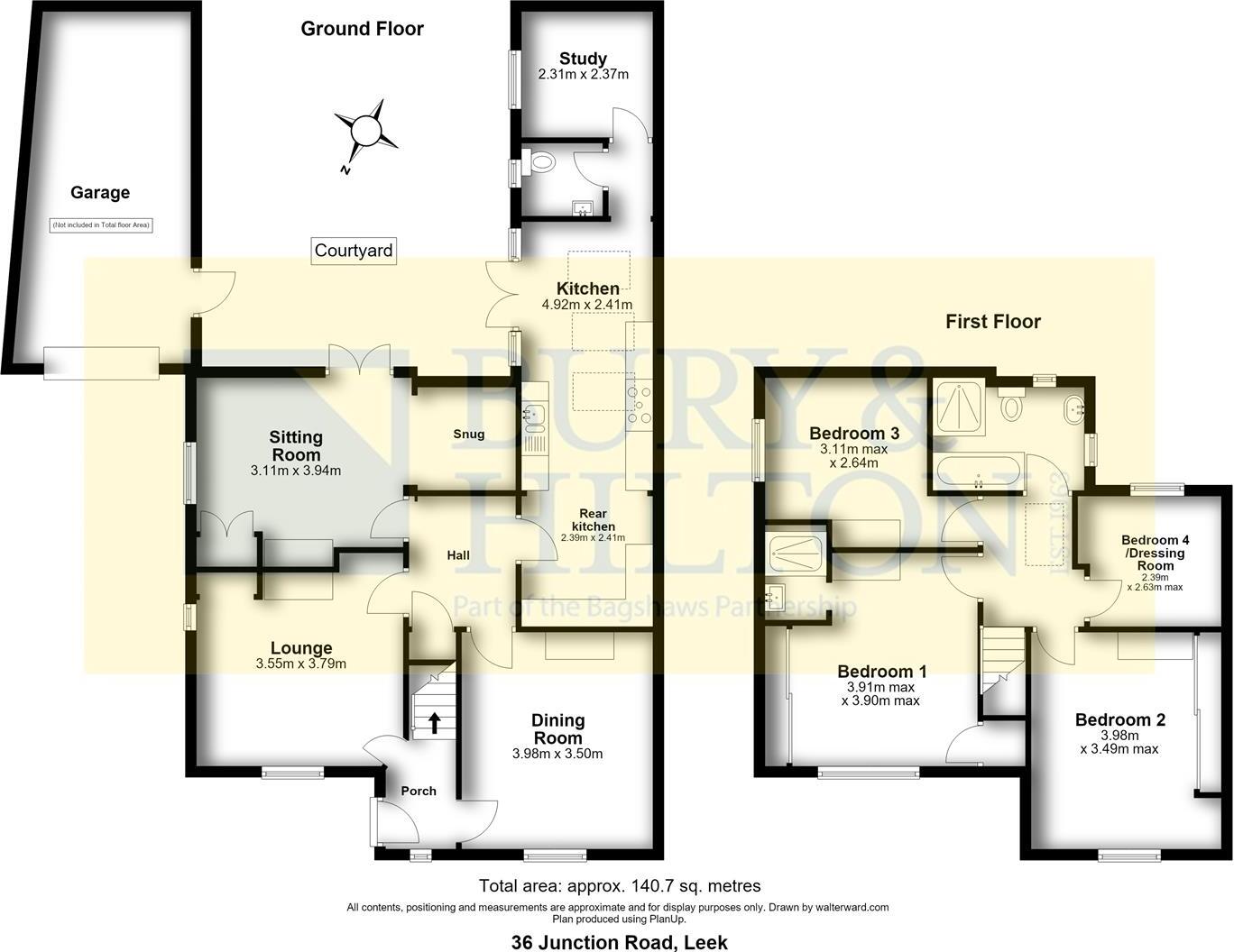 Junction Road, Leek floorplan