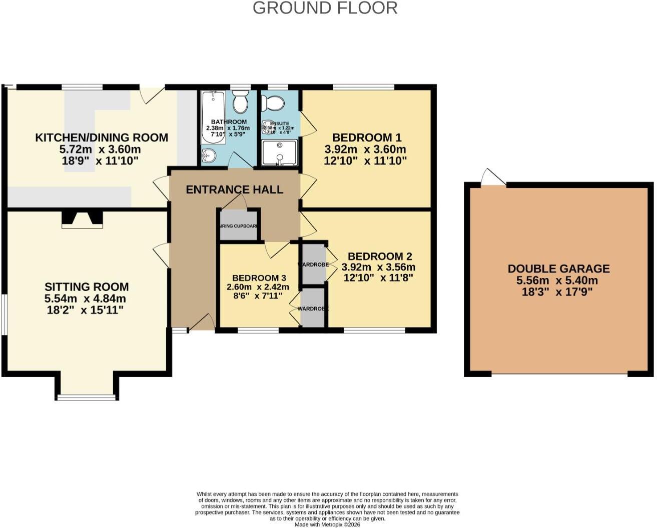 Upper Farm Road, Ashen, Sudbury floorplan
