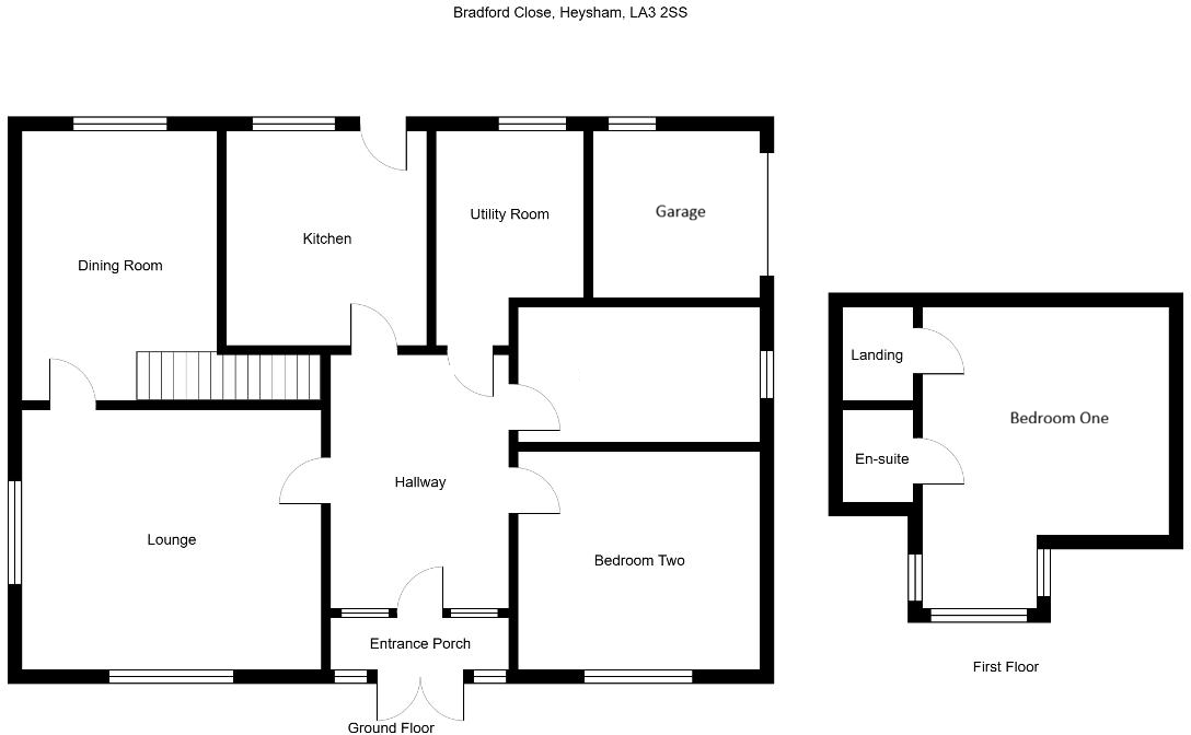 Bradford Grove, Heysham, Morecambe, LA3 2SS floorplan