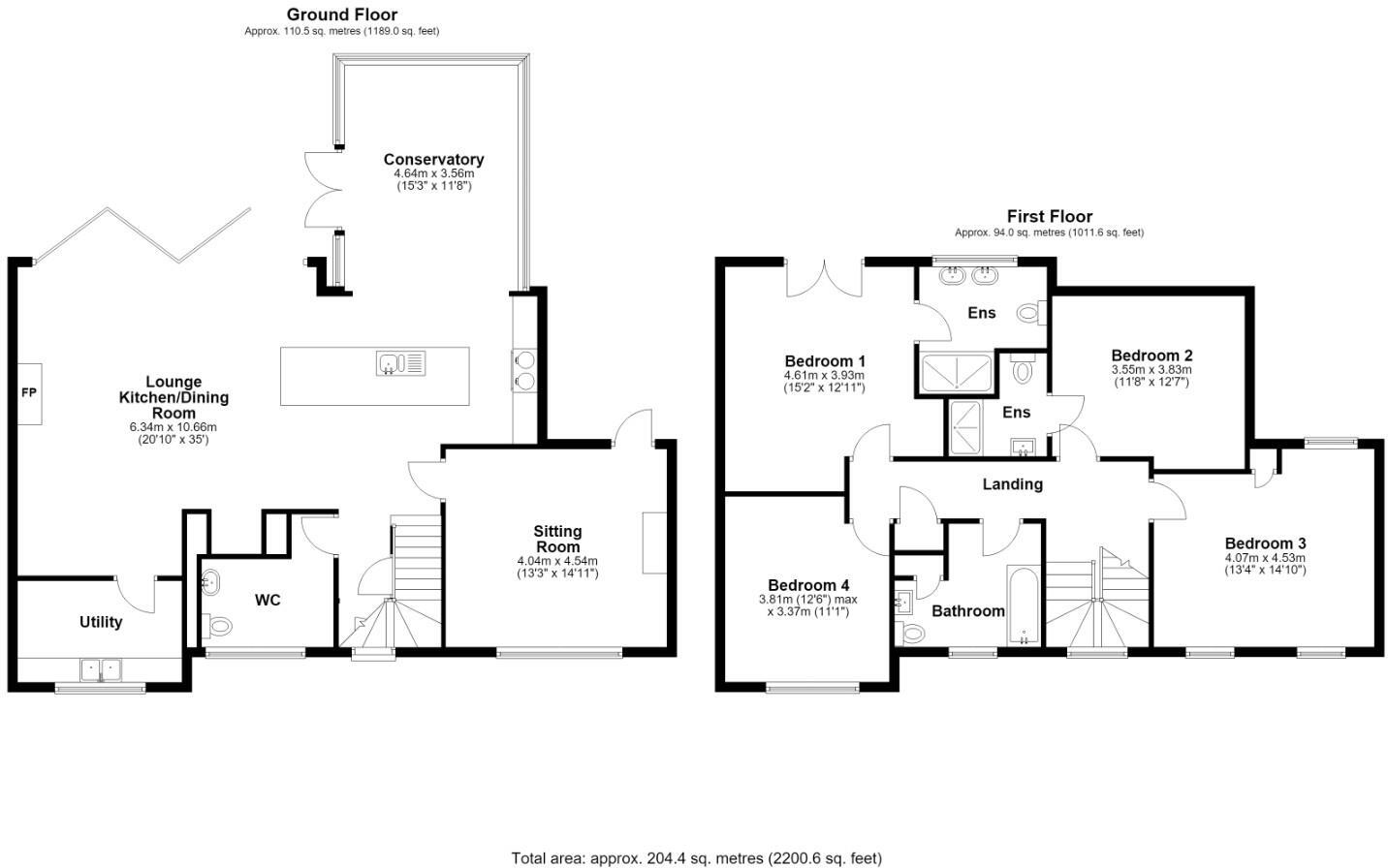Ty Celyn, 51 Broadway, Llanblethian, Cowbridge, CF71 7EX floorplan