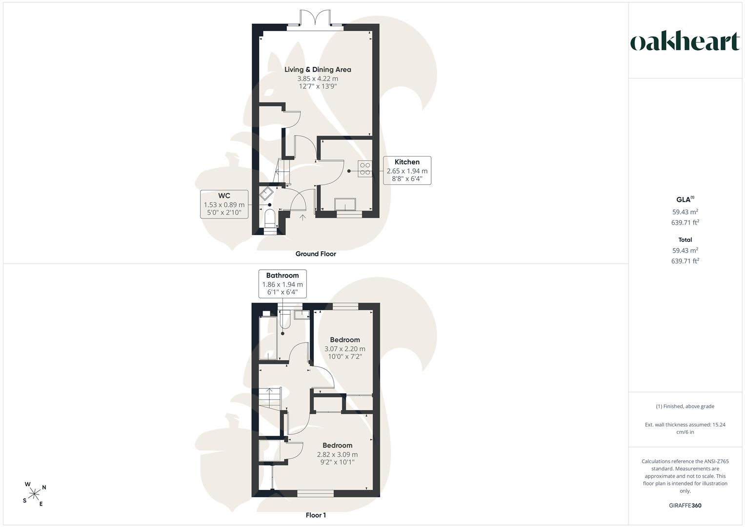 Grantham Avenue, Great Cornard floorplan