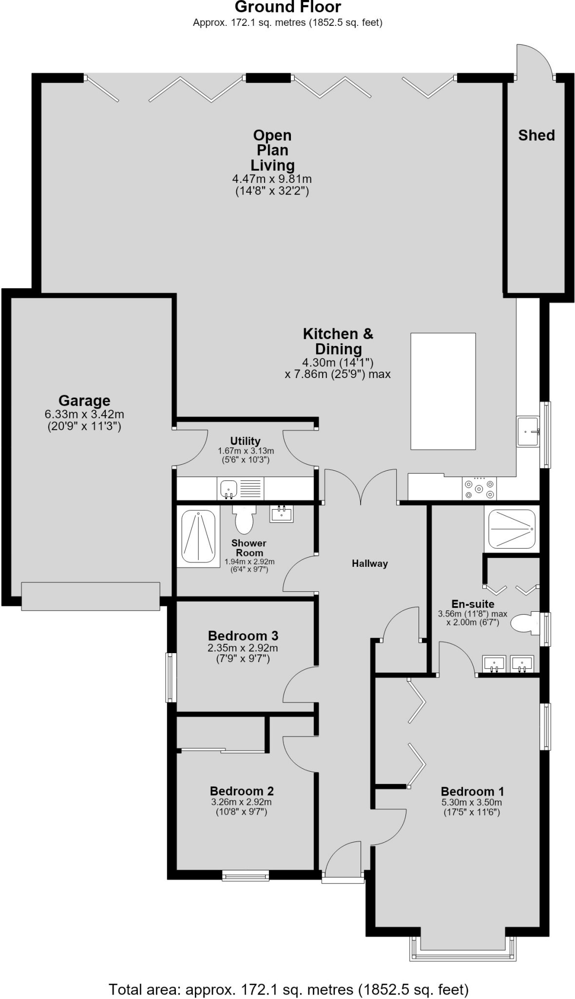 Fen Road, Timberland floorplan