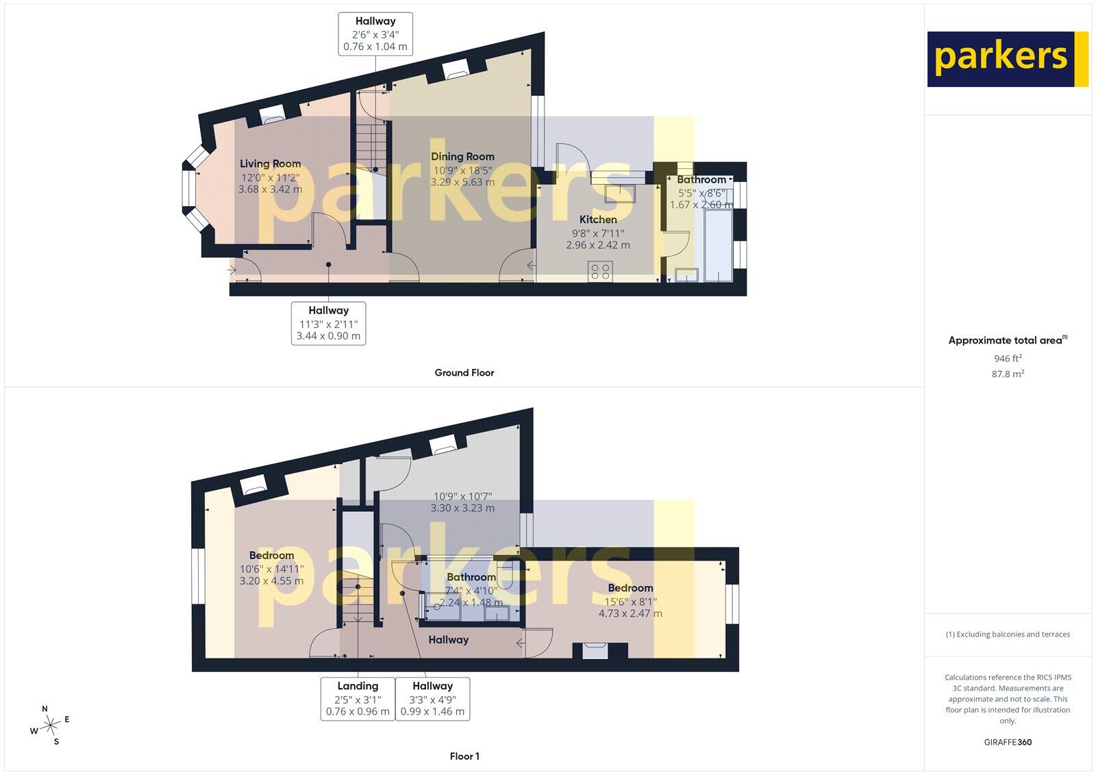 Hilcot Road, Reading, Berkshire, RG30 floorplan