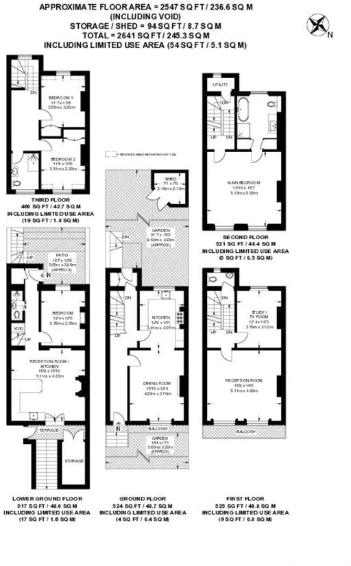St Anns Terrace, St Johns Wood, NW8 floorplan