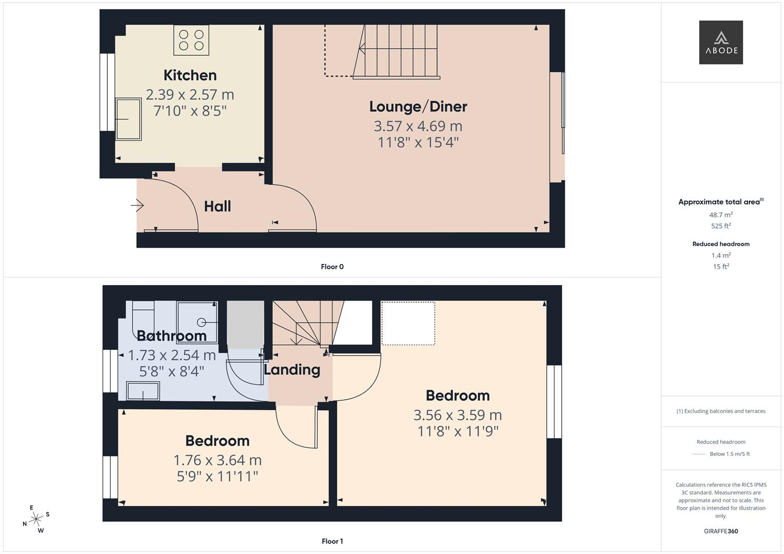 Ashbrook Close, Uttoxeter, Staffordshire floorplan