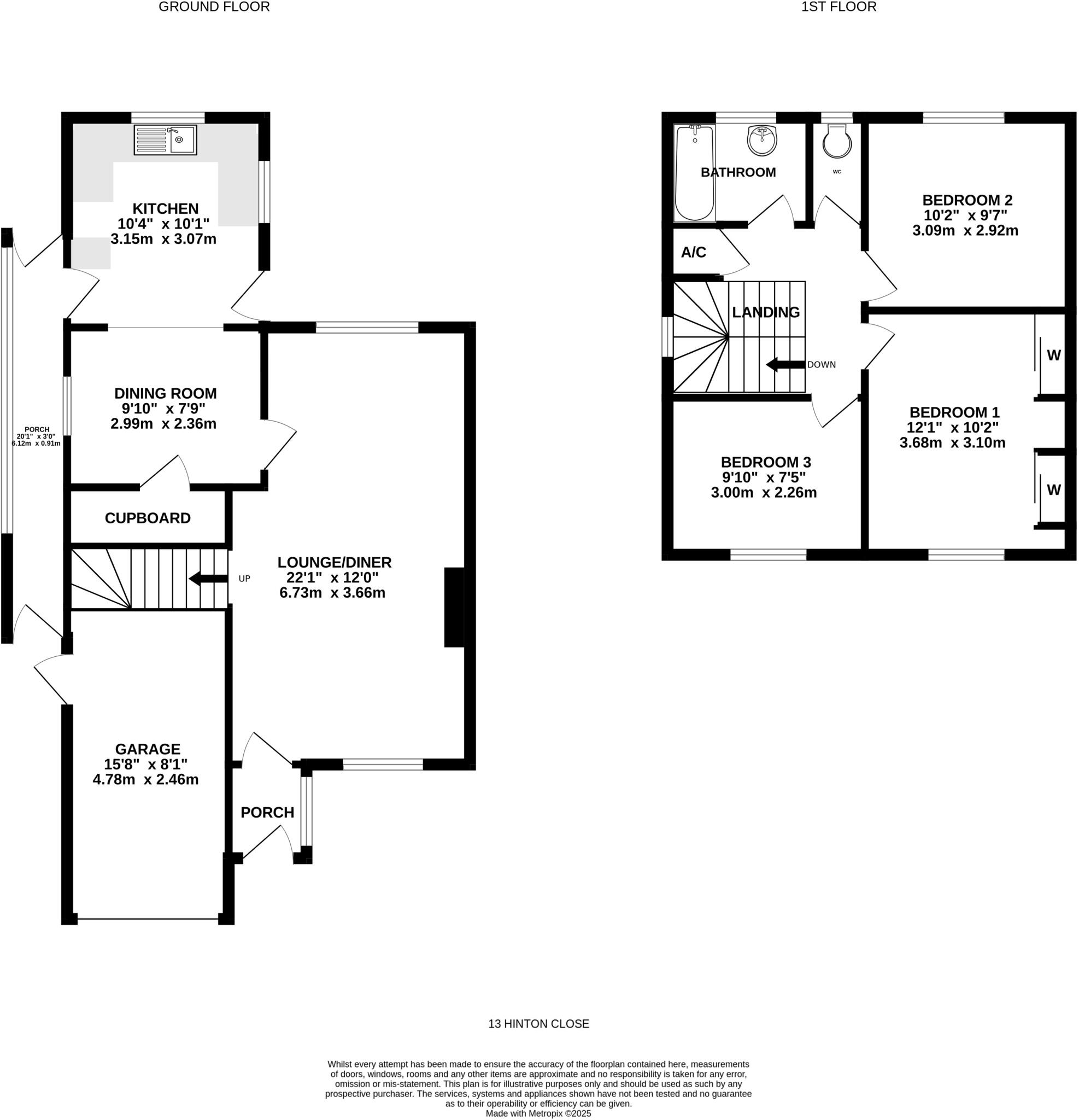 Hinton Close, Blandford Forum, Dorset, DT11 floorplan