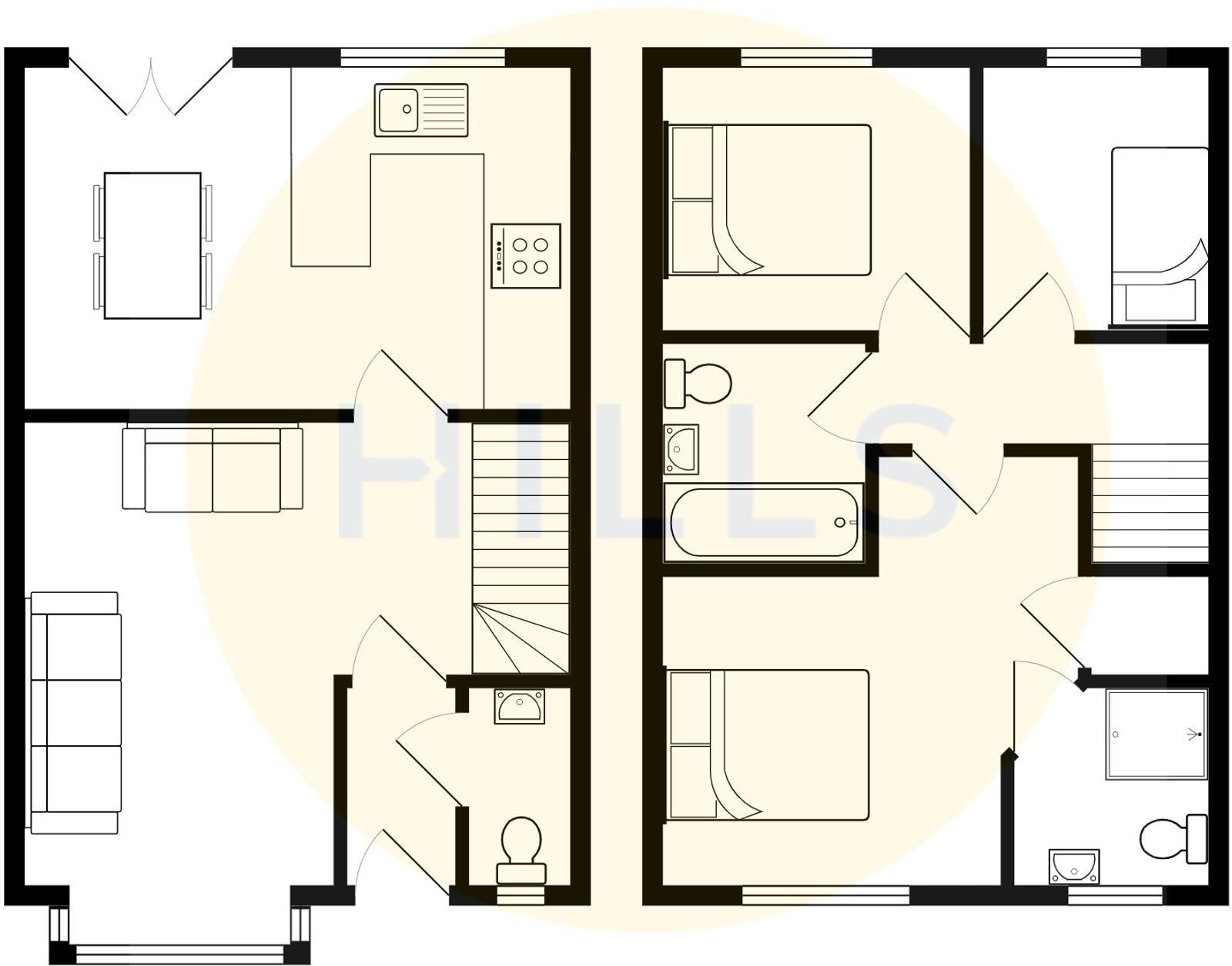 Chelmer Way, Eccles, M30 floorplan