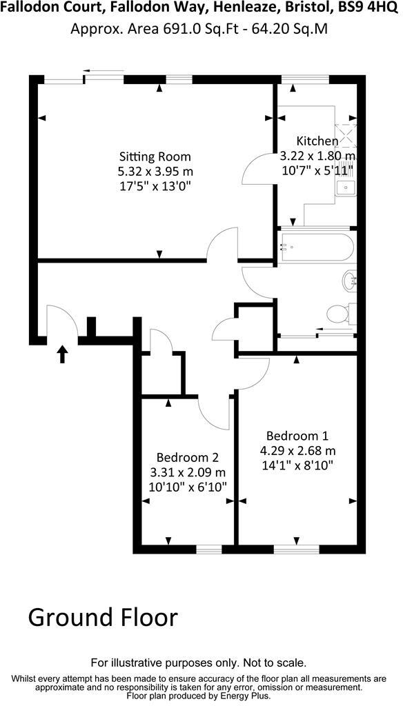 Fallodon Way, Henleaze, Bristol floorplan