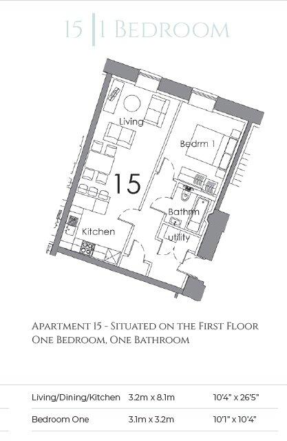 1, Brewers Quay, Spring Road, Weymouth, Dorset, DT4 floorplan