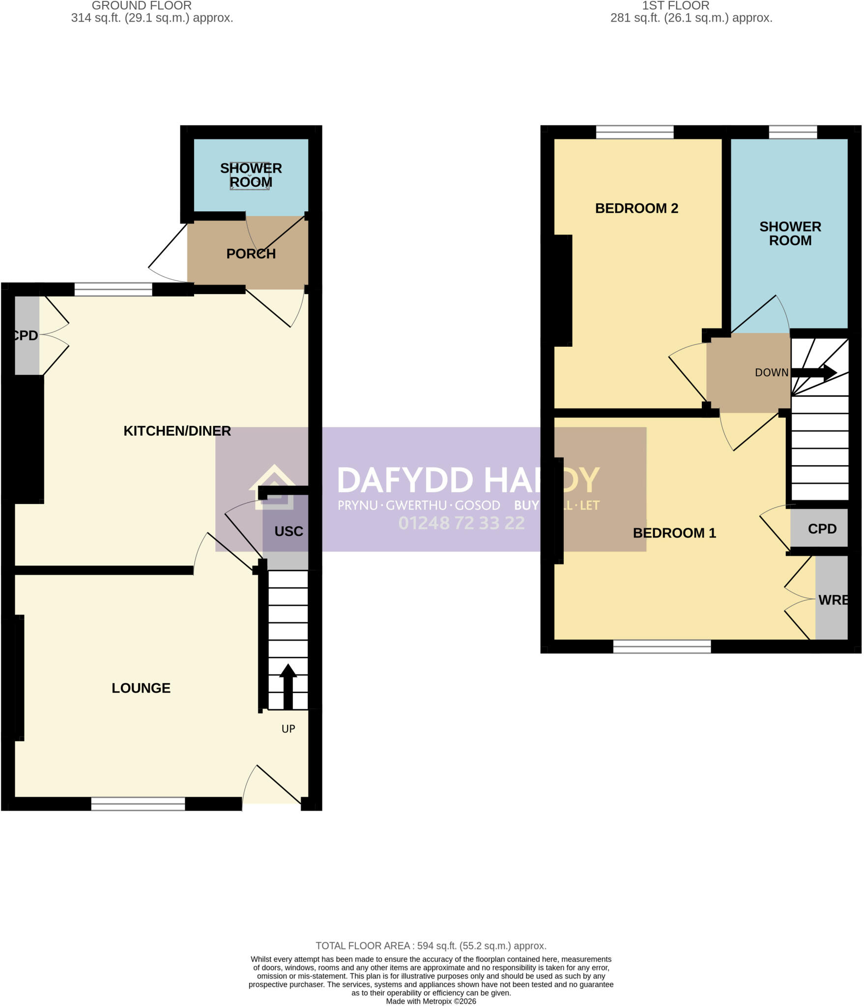 Chapel Street, Penmaenmawr, Conwy, LL34 floorplan