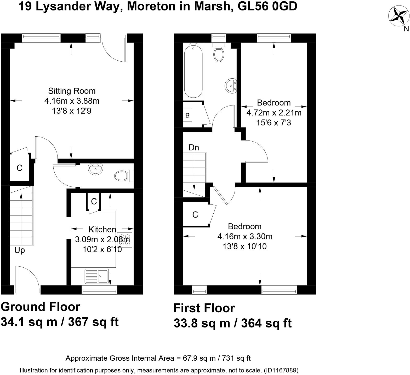Lysander Way, Moreton-in-Marsh, Gloucestershire. GL56 0GD floorplan