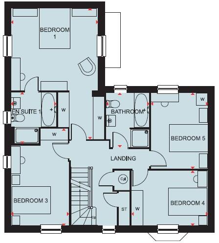 York Way, 
Northampton, Northamptonshire, 
NN5 7PZ floorplan