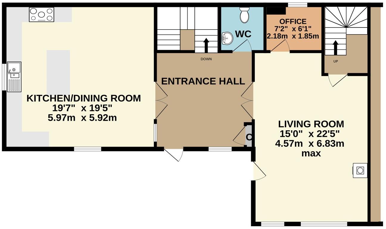 Ashmill, Ashwater, Beaworthy, Devon, EX21 floorplan