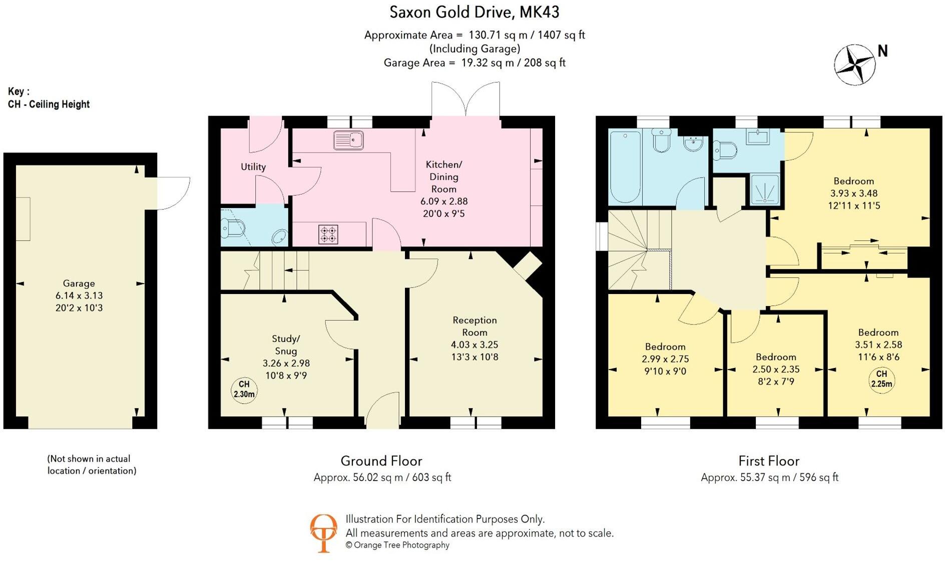 Saxon Gold Drive, Stewartby, MK43 floorplan