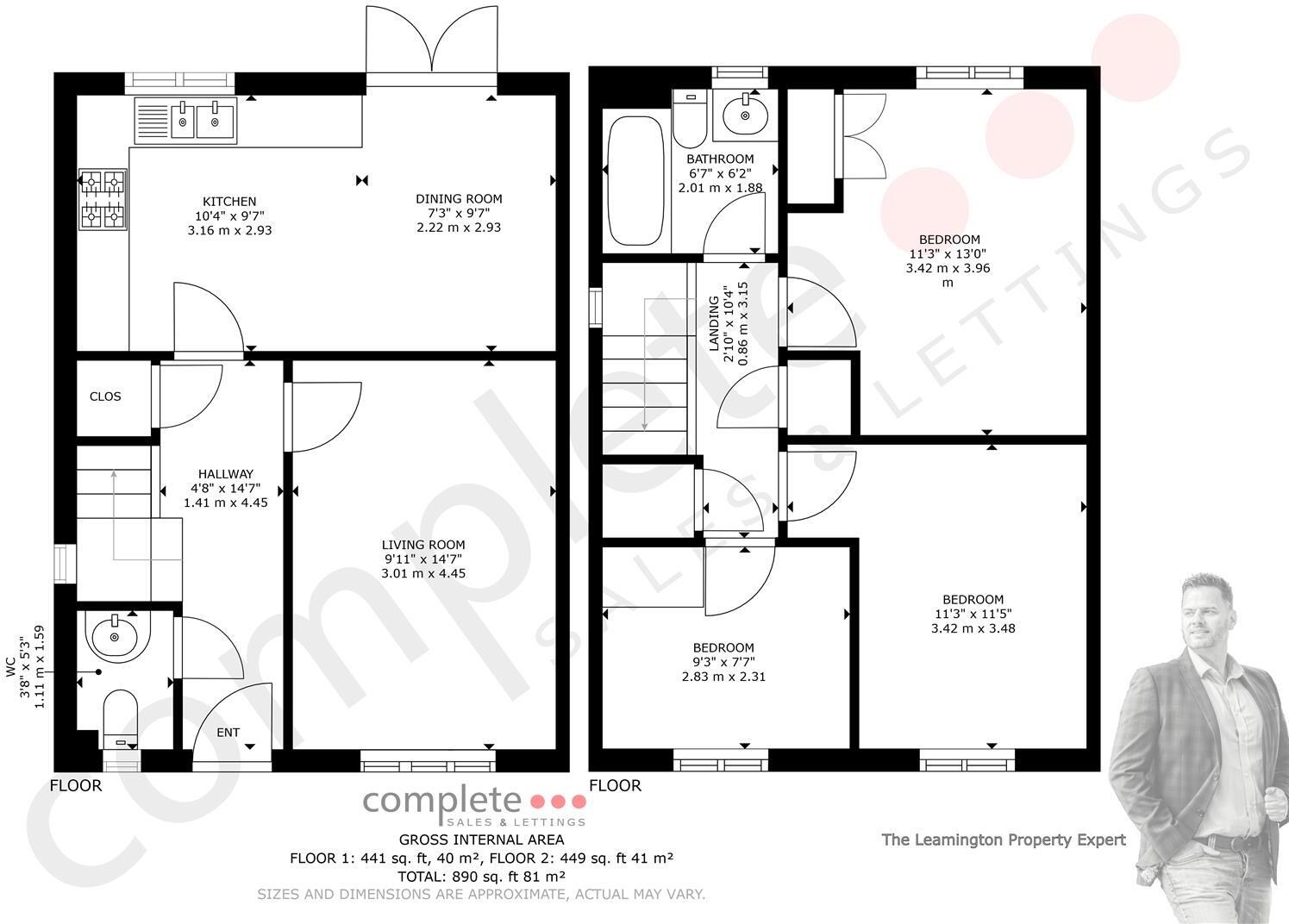 Pentland Crown Place, Bishops Tachbrook, Leamington Spa floorplan
