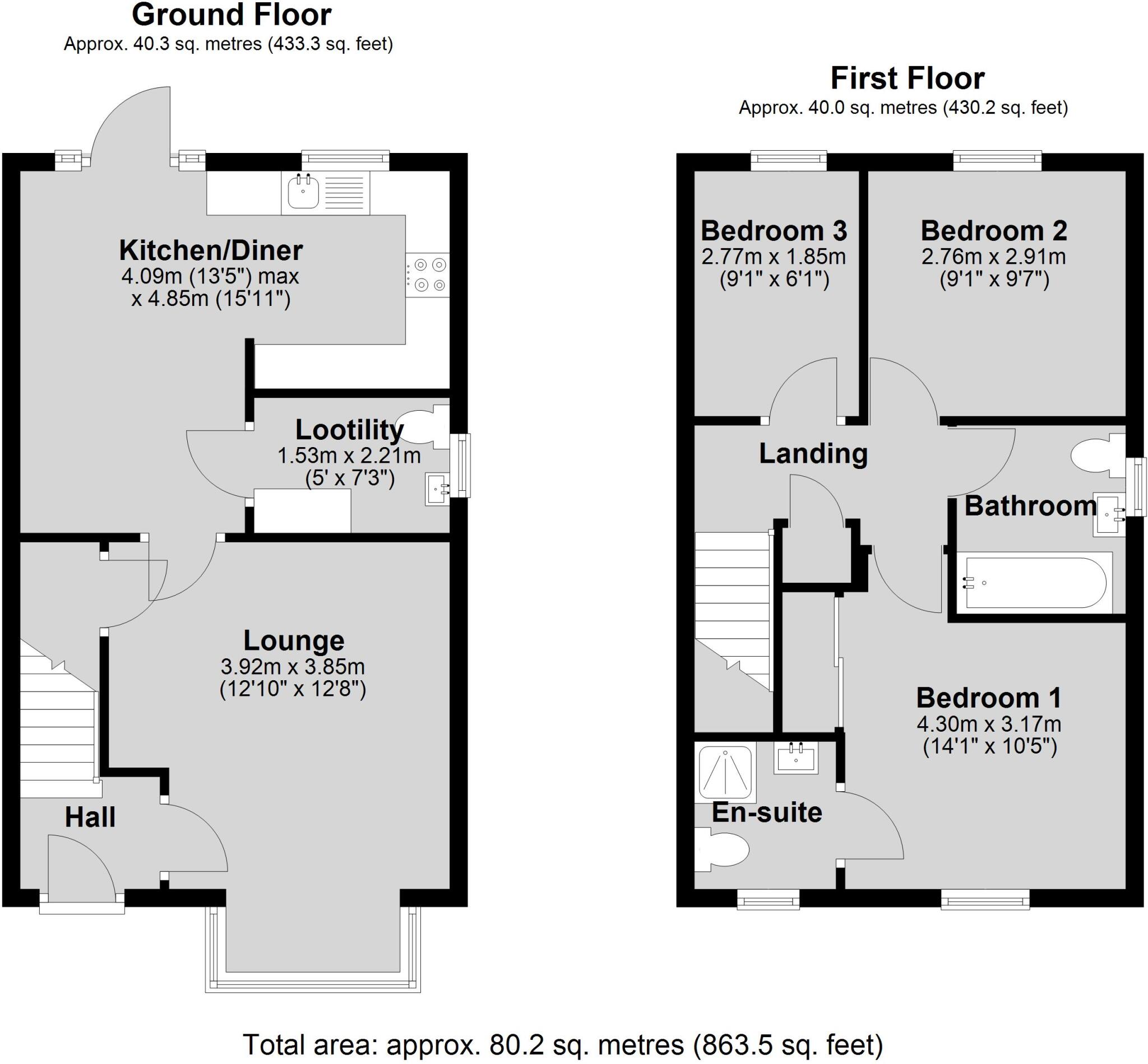 Washingborough, Lincoln floorplan