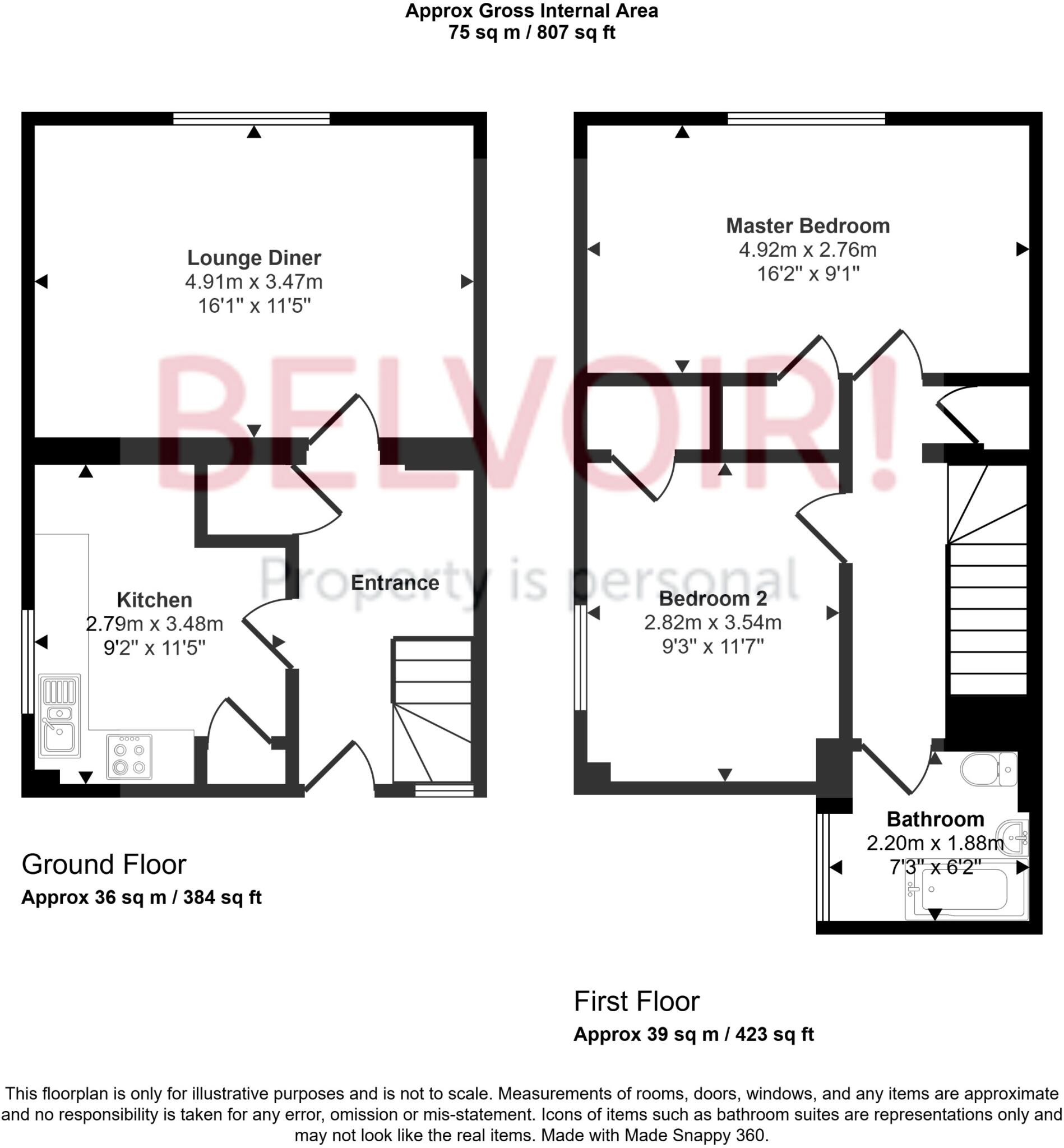 Upper Kessock Street, Merkinch, Inverness, IV3 floorplan