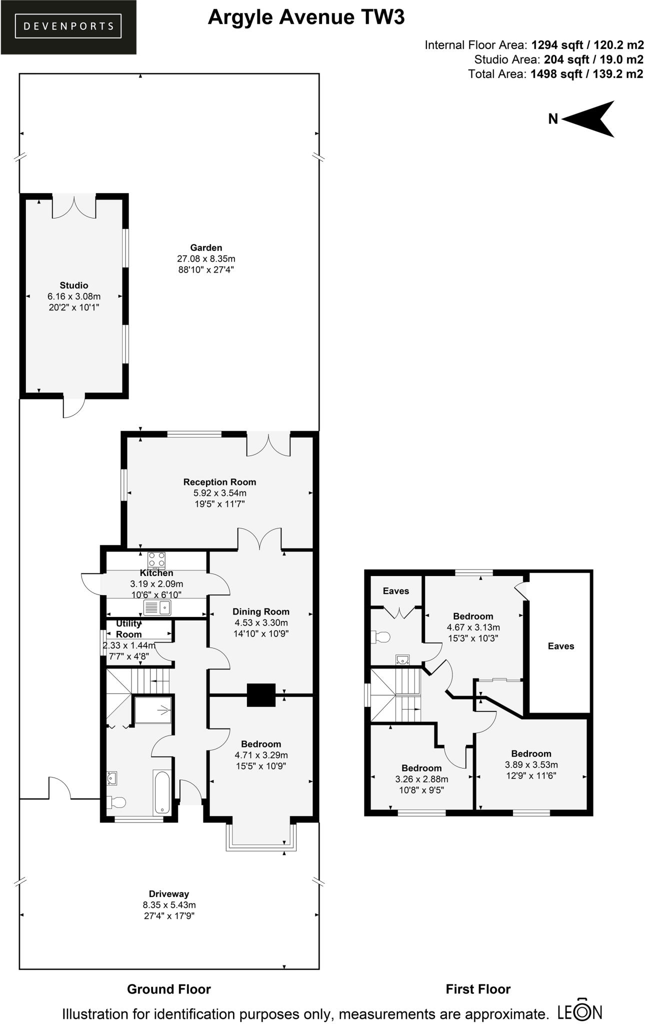 Argyle Avenue, Hounslow, TW3 floorplan