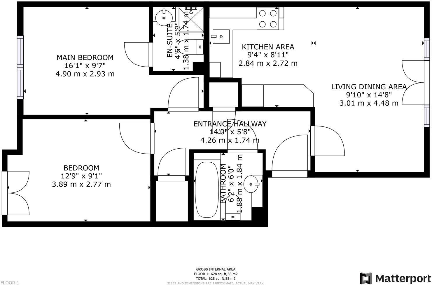 Peckerdale Gardens, Spondon, Derby floorplan
