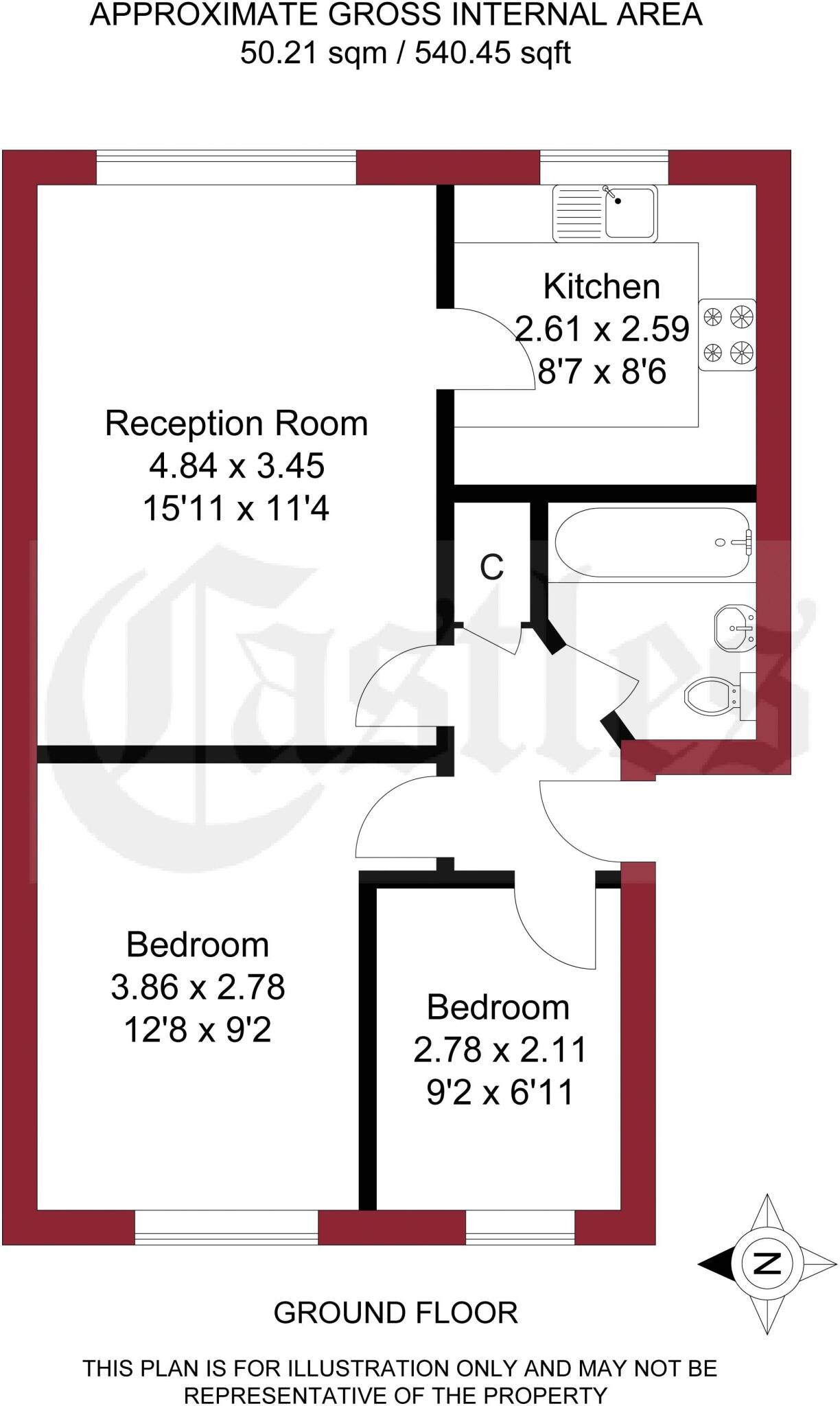 Sewardstone Road, London floorplan