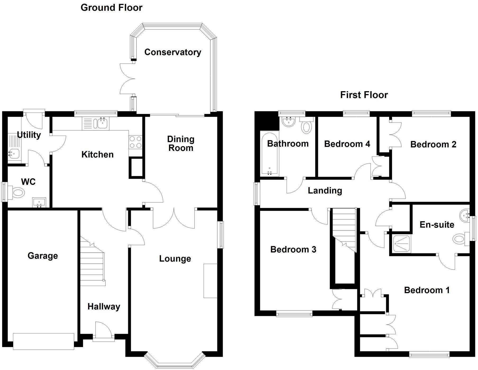 Hailebury Avenue, Ashby-De-La-Zouch, LE65 floorplan
