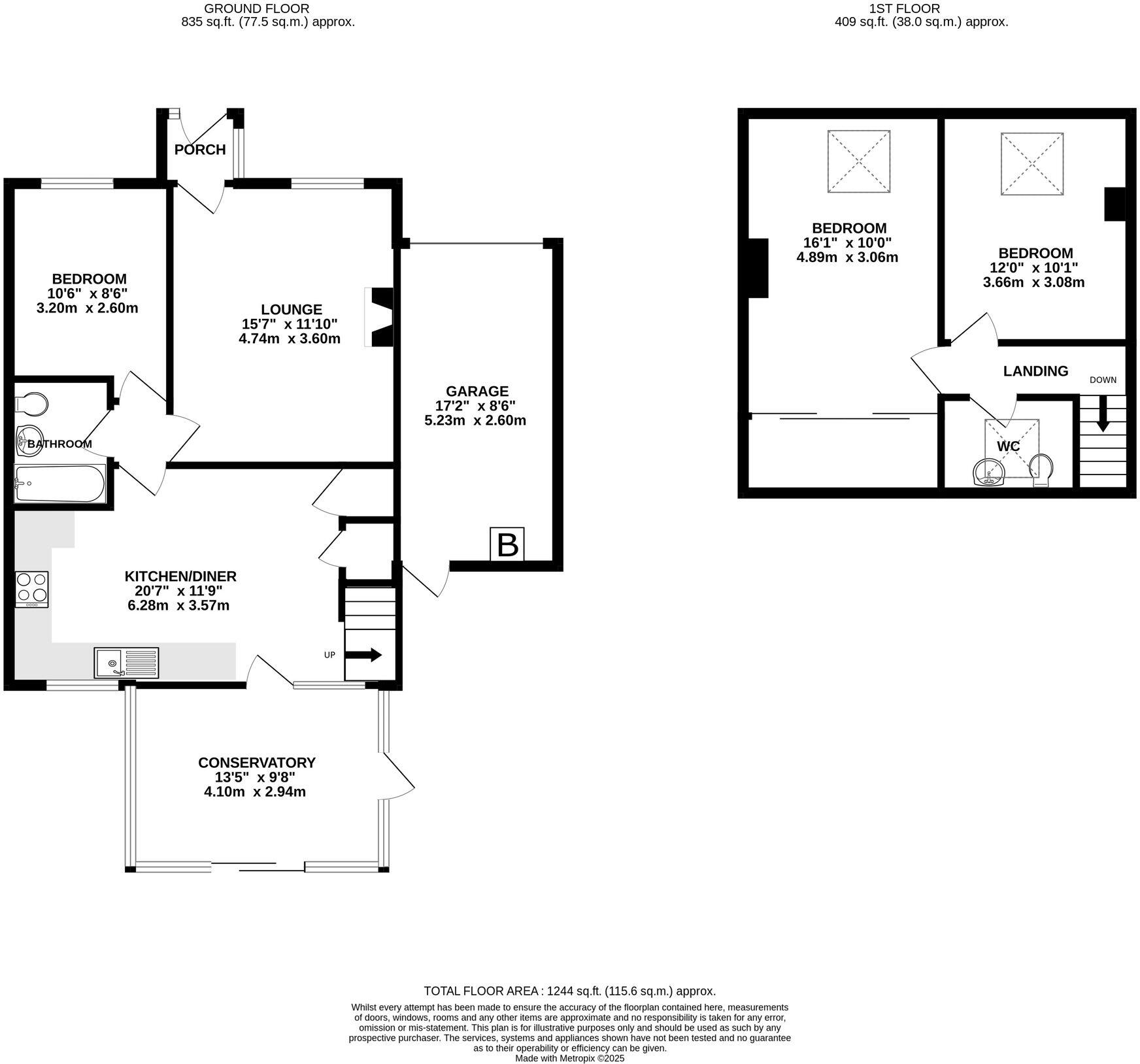 Carne View Road, Probus, TR2 floorplan