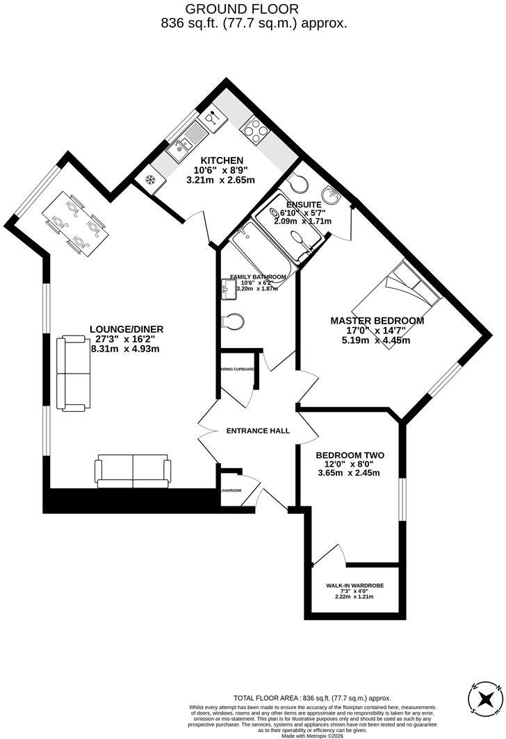 Duxbury Gardens, Chorley floorplan