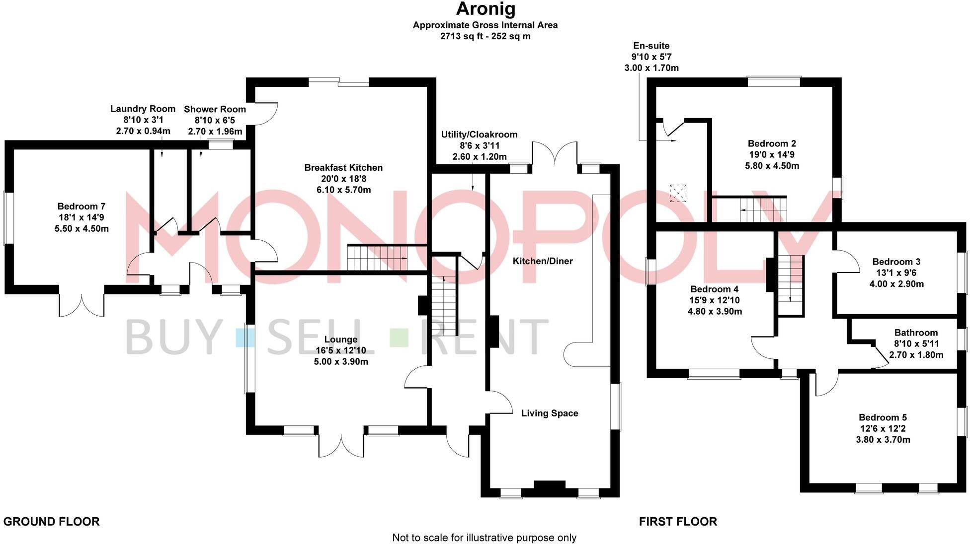 Ffordd Glan Mor, Talybont, LL43 floorplan