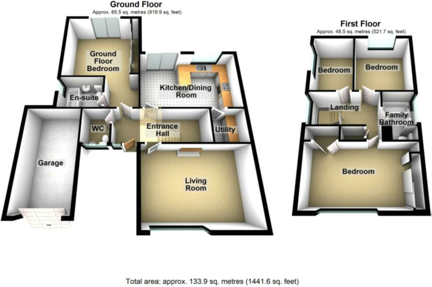 Oxley Drive, Coventry, West Midlands, CV3 floorplan
