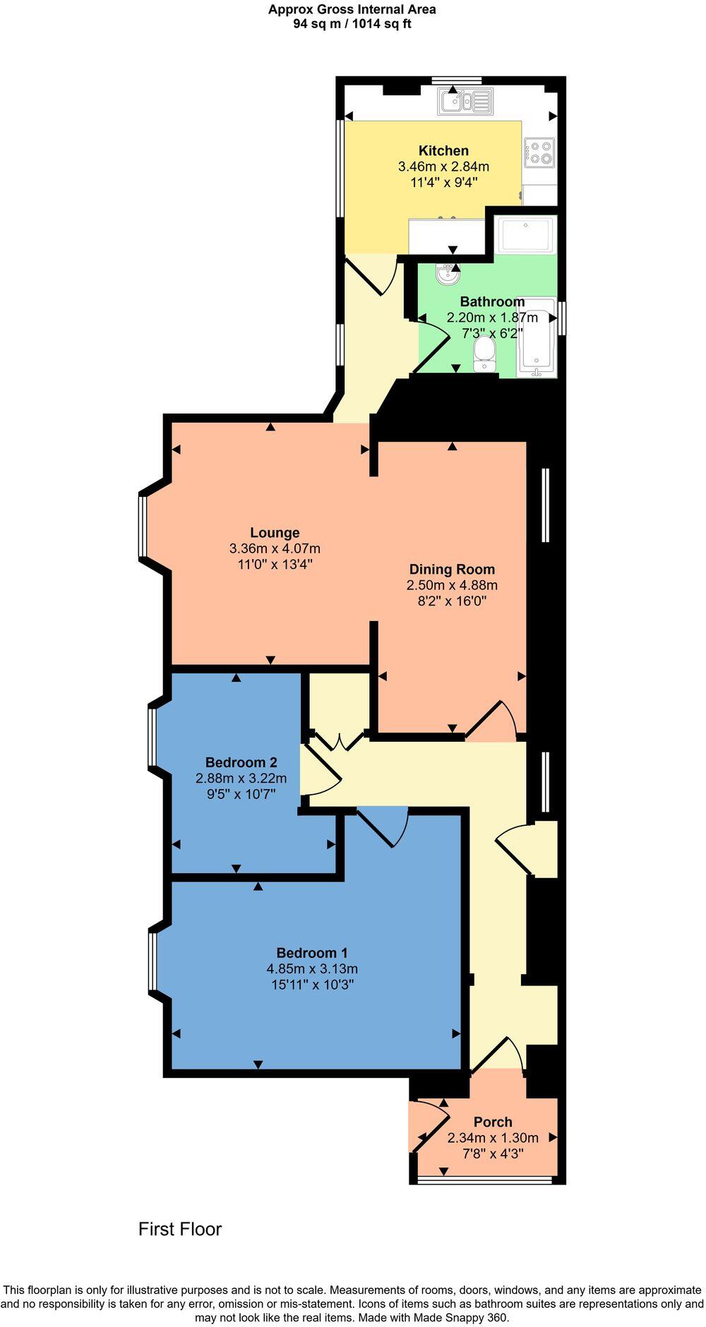 Viewforth Place, Leven, KY8 floorplan