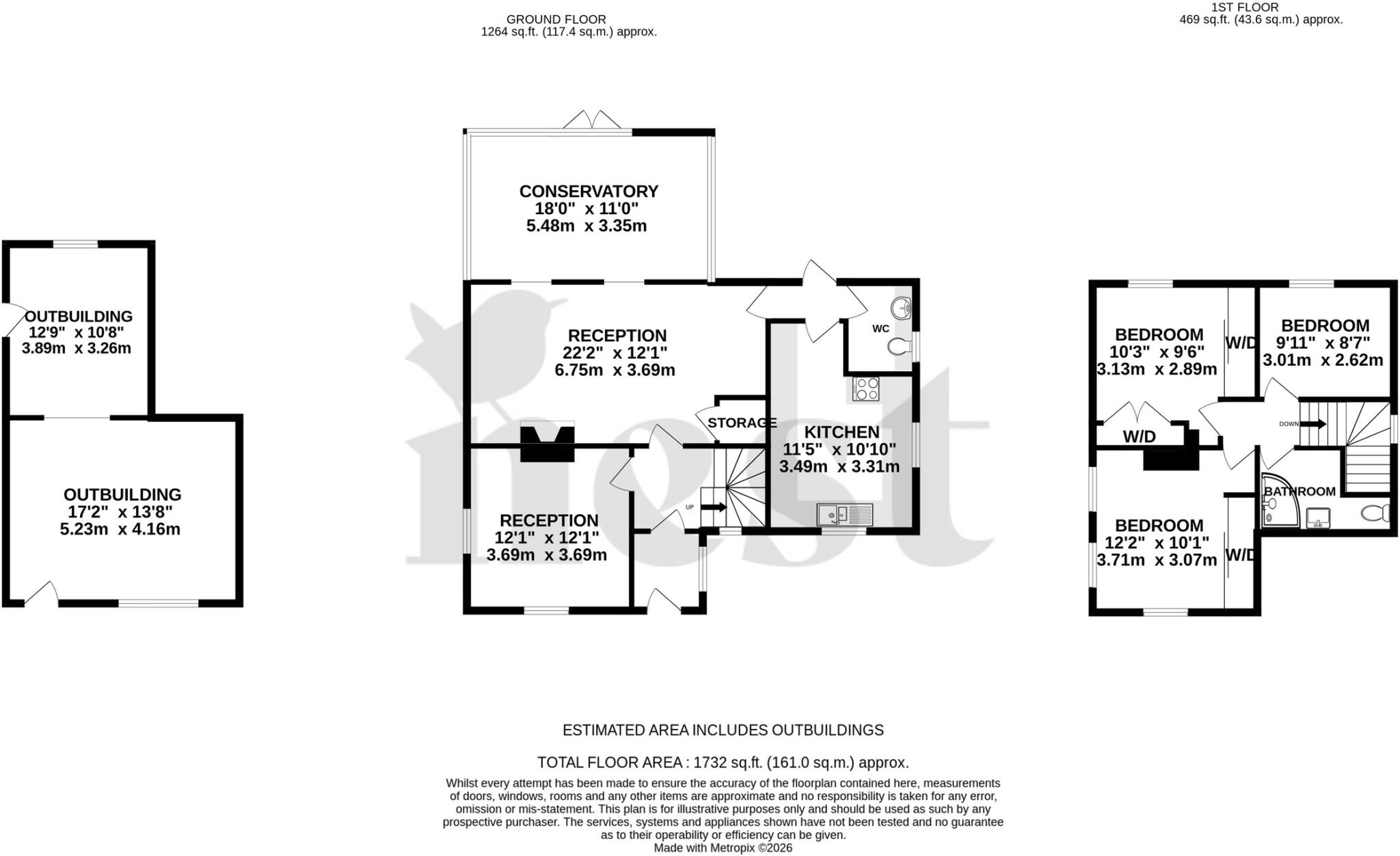 East Nynehead, Wellington, Somerset floorplan