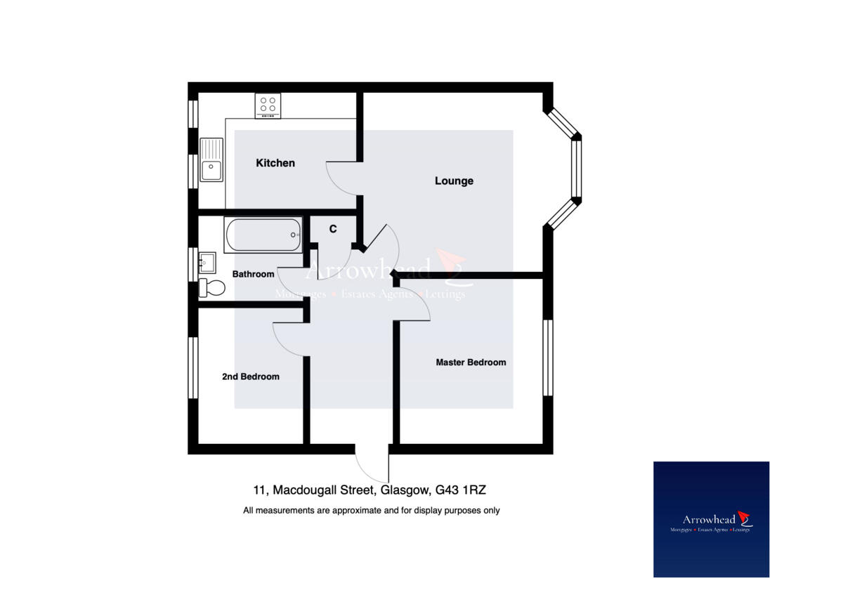 Macdougall Street, Glasgow, G43 floorplan