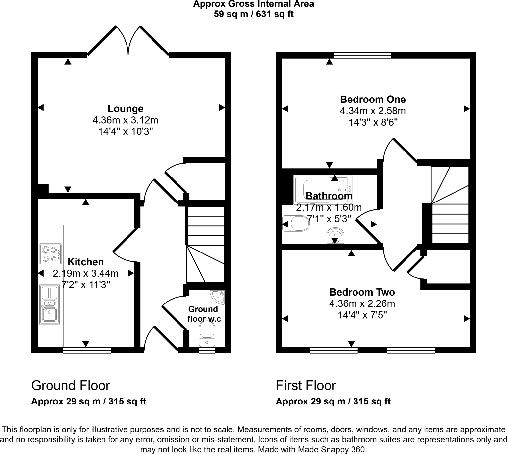 Lawson Close, Newcastle upon Tyne, Tyne and Wear, NE6 2US floorplan