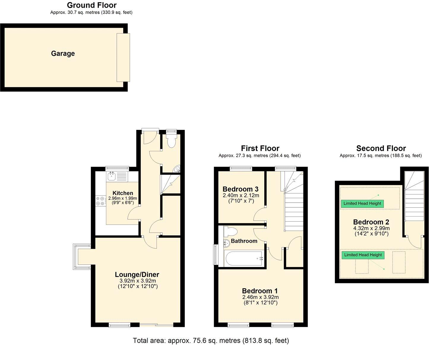 The Green, Shrivenham, Swindon, SN6 floorplan