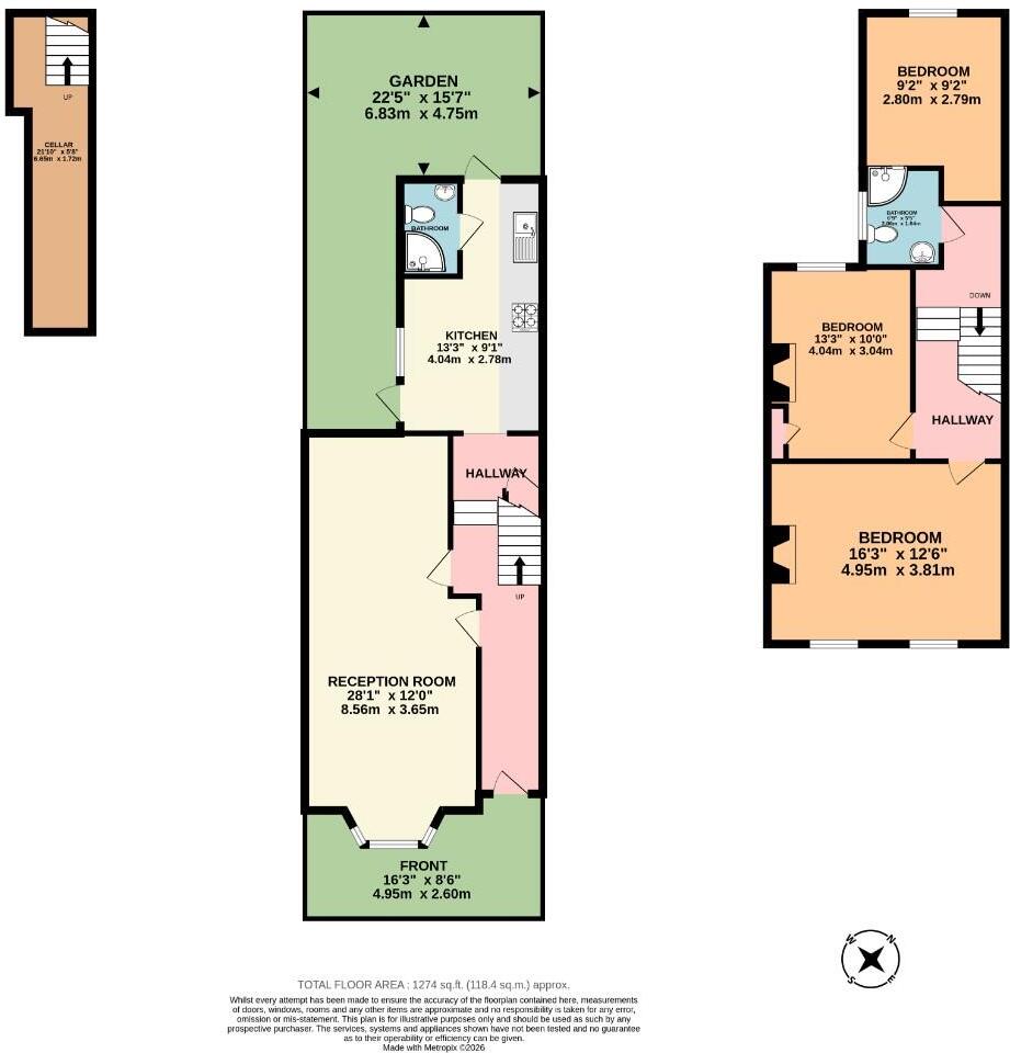 Harcombe Road, London, N16 floorplan