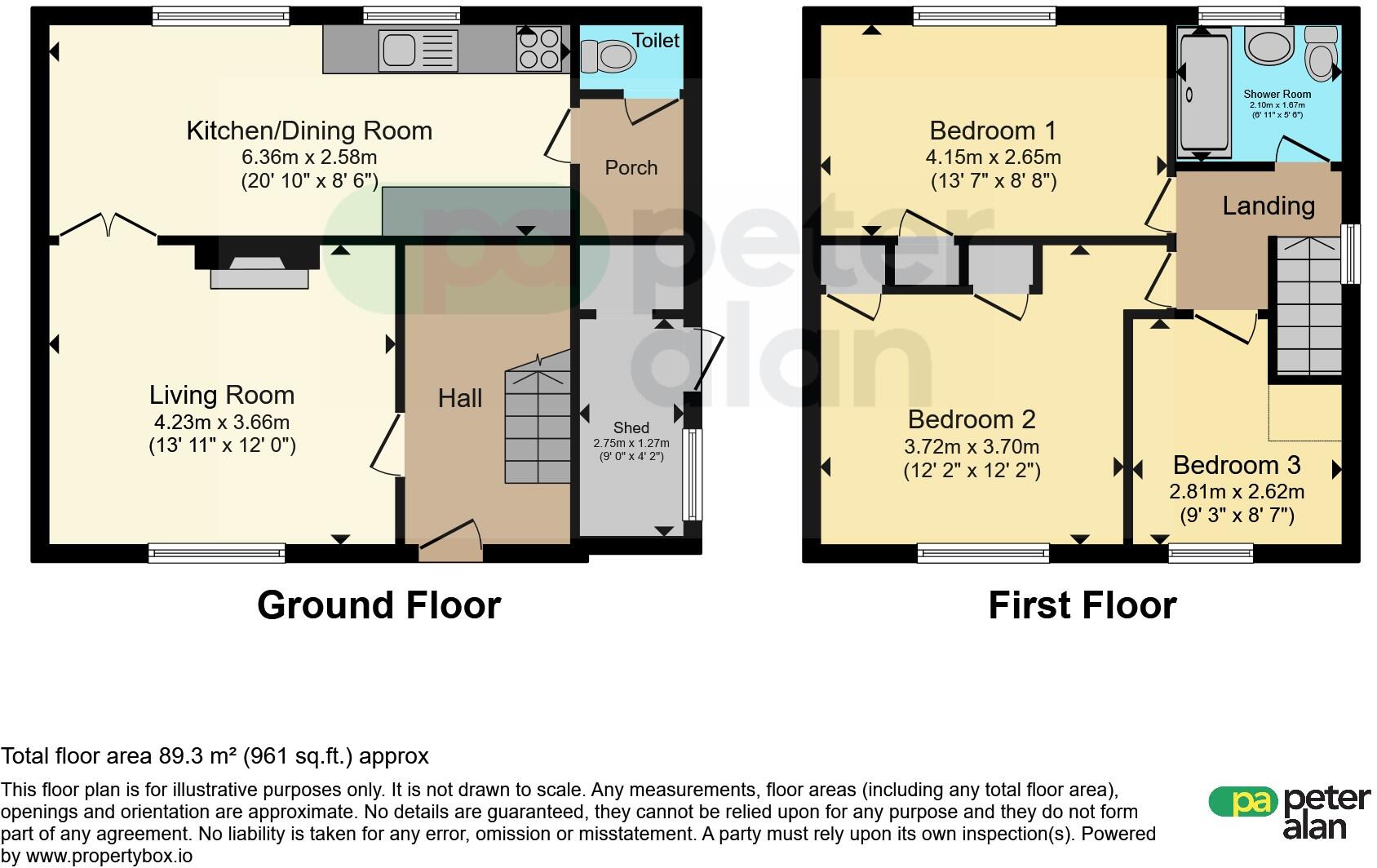Llwynderi, ABERDARE floorplan