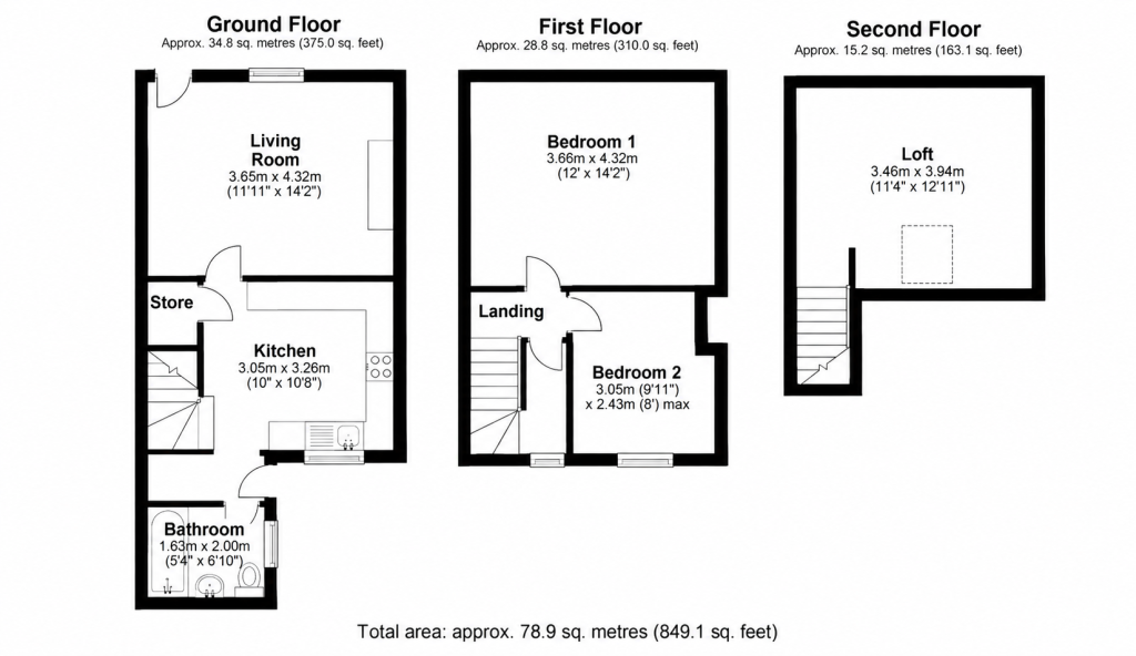Kinsley Street, Kinsley, Wakefield, West Yorkshire floorplan