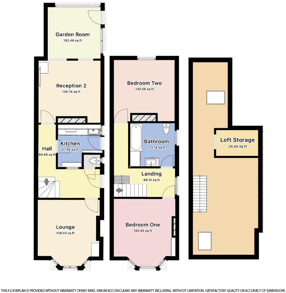 Warwick Road, Bournemouth floorplan