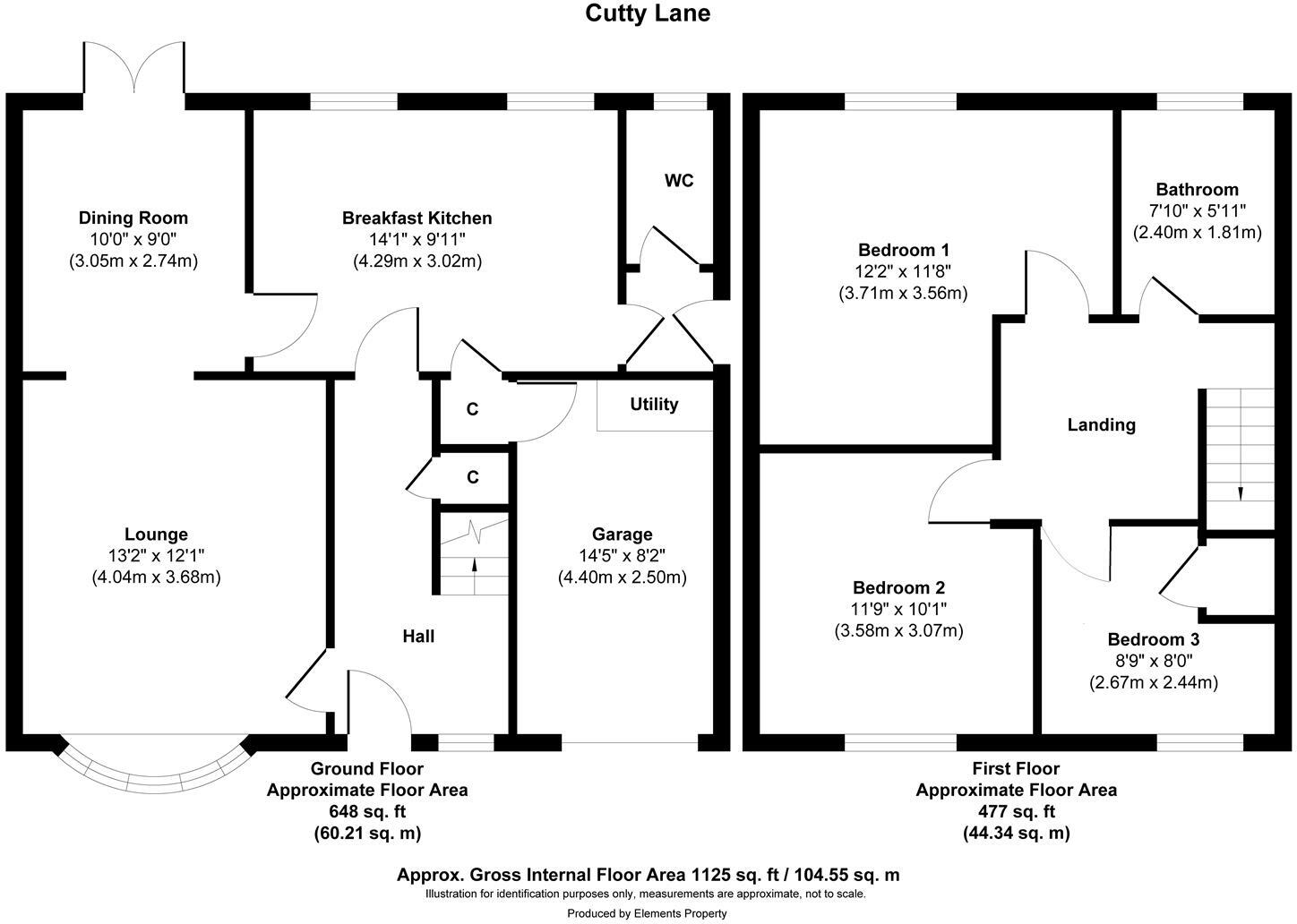Cutty Lane, Old Town, S75 floorplan