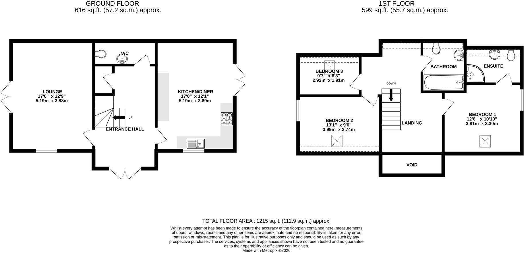 Church Lane, Bedford, MK41 floorplan