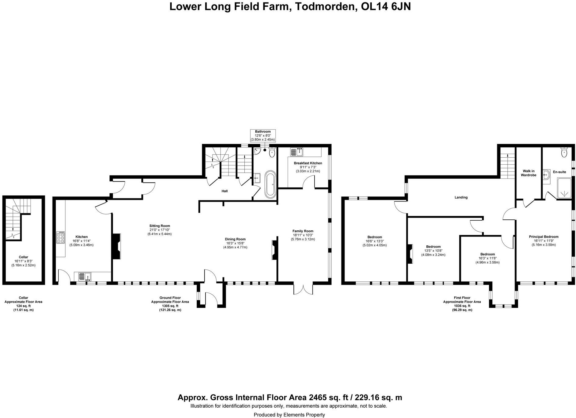 Long Hey Lane, Todmorden, OL14 floorplan