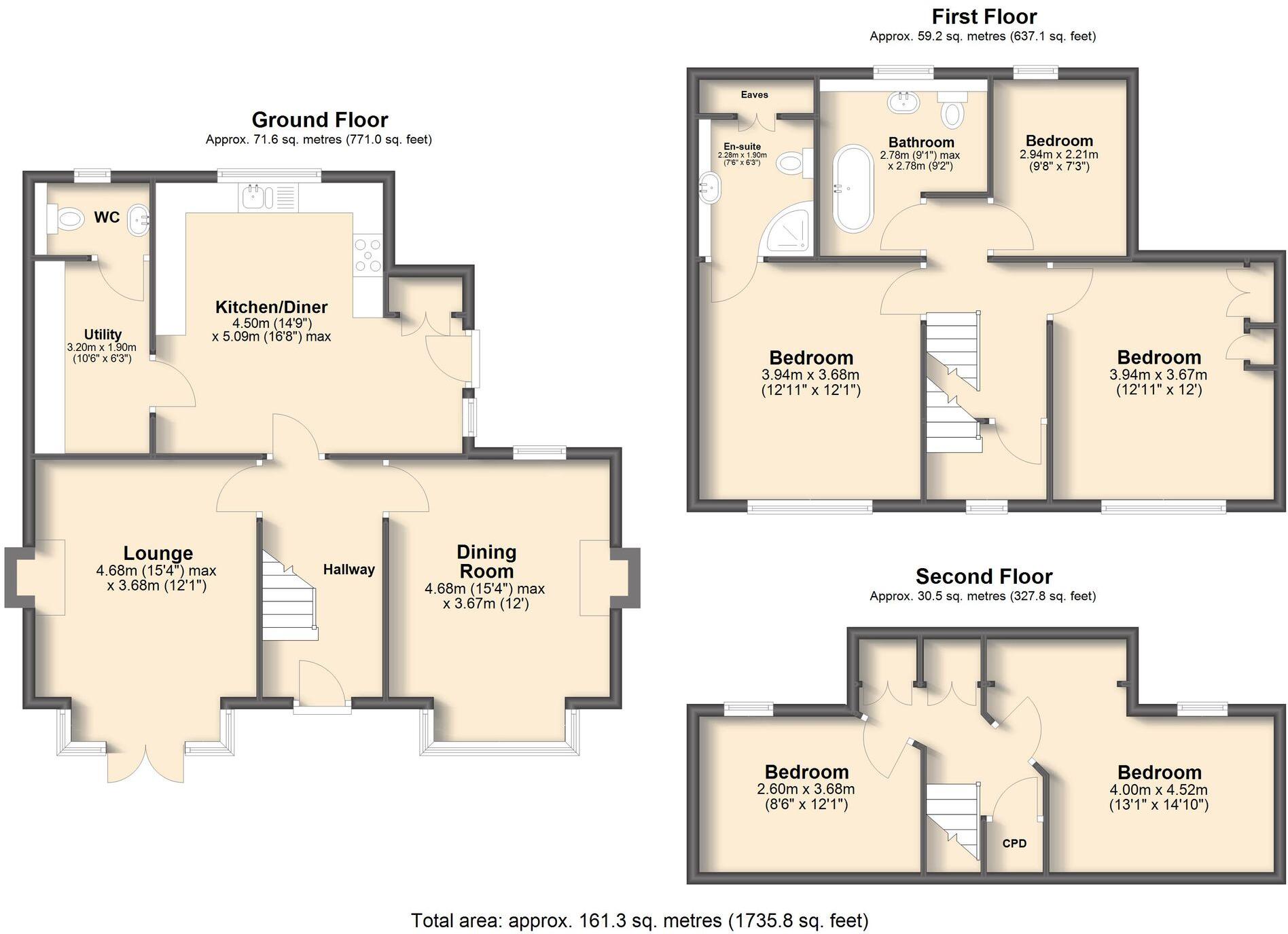 Oxclose Drive, Dronfield Woodhouse, S18 floorplan