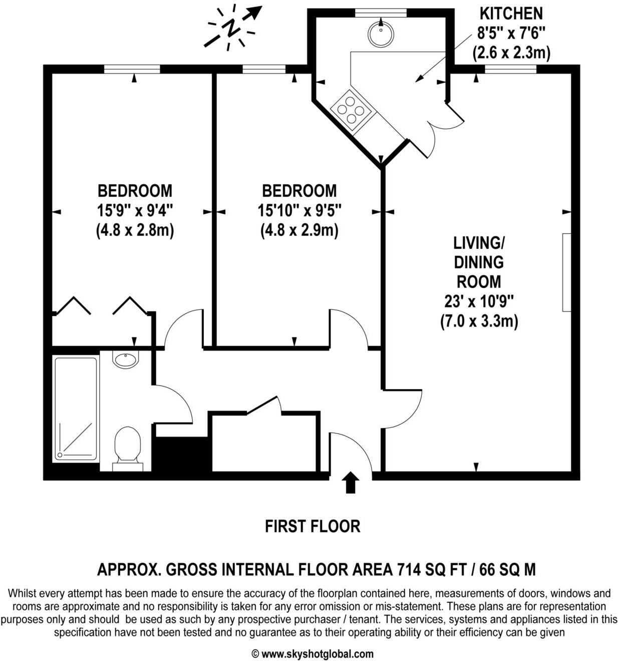 Gibson Court, Hinchley Wood floorplan